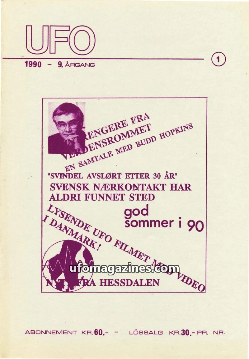 Cover of UFO issue 9: UFO