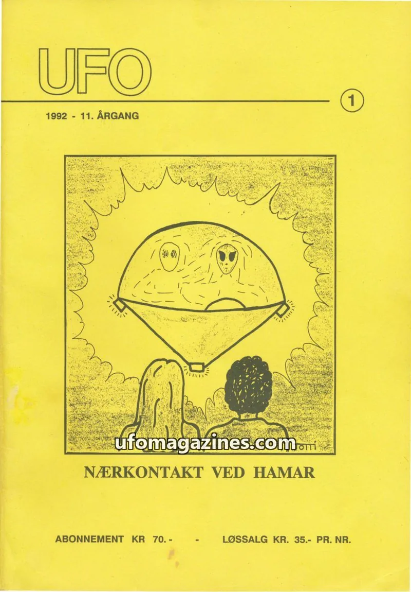 Cover of UFO issue 1: UFO