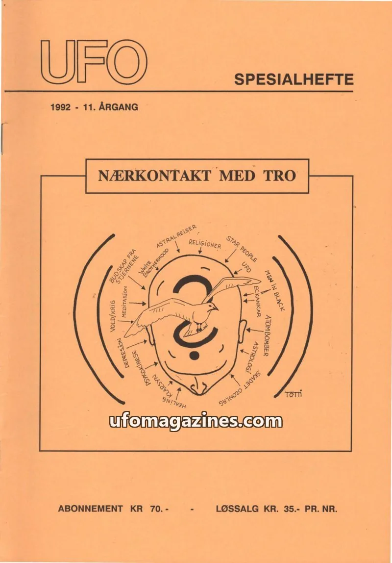 Cover of UFO issue SPESIALHEFTE 1992: UFO