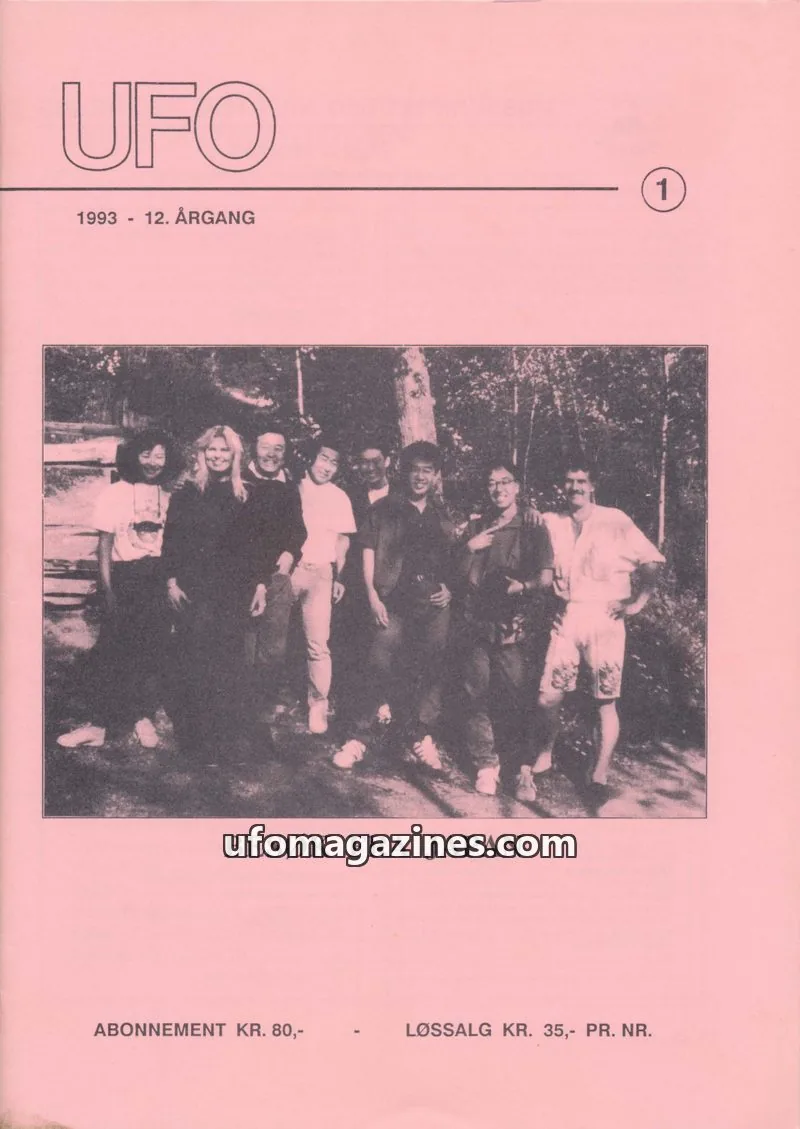 Cover of UFO issue 1/93: UFO