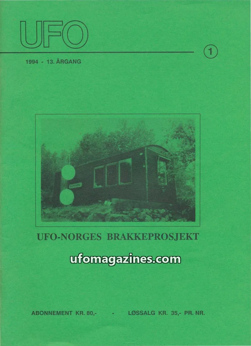 Cover of UFO issue 1/94: UFO