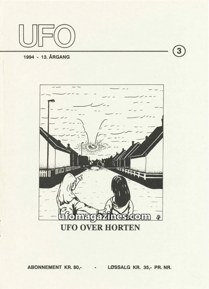 Cover of UFO issue 3: UFO