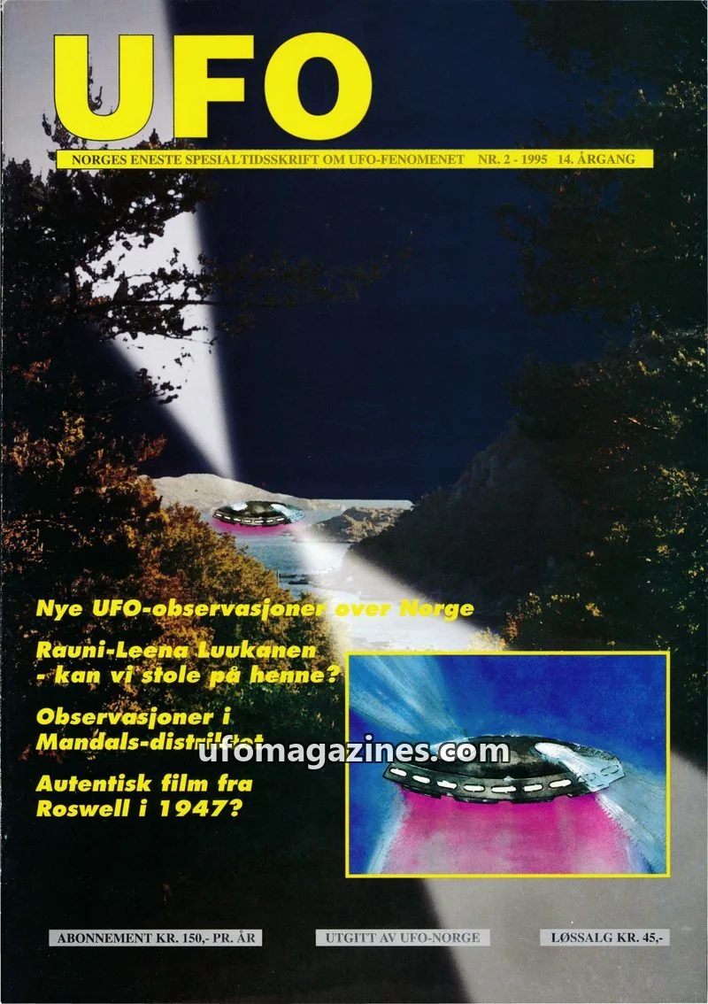Cover of UFO issue 2: UFO