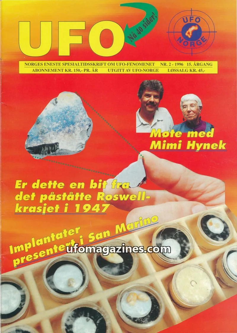 Cover of UFO issue 2: UFO