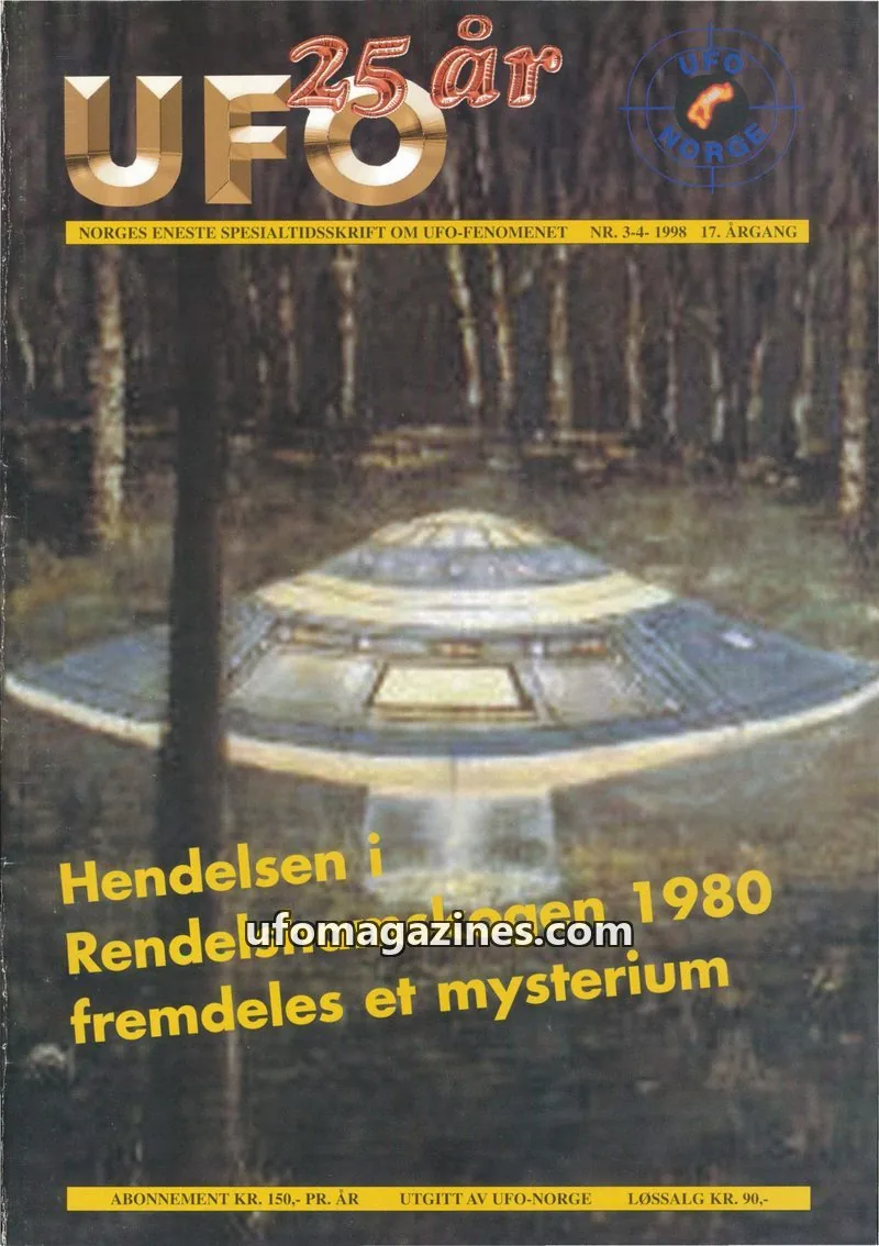 Cover of UFO issue 3-4: UFO