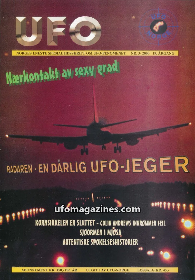 Cover of UFO issue 3: UFO