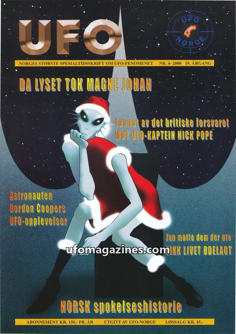 Cover of UFO issue 4-2000: UFO