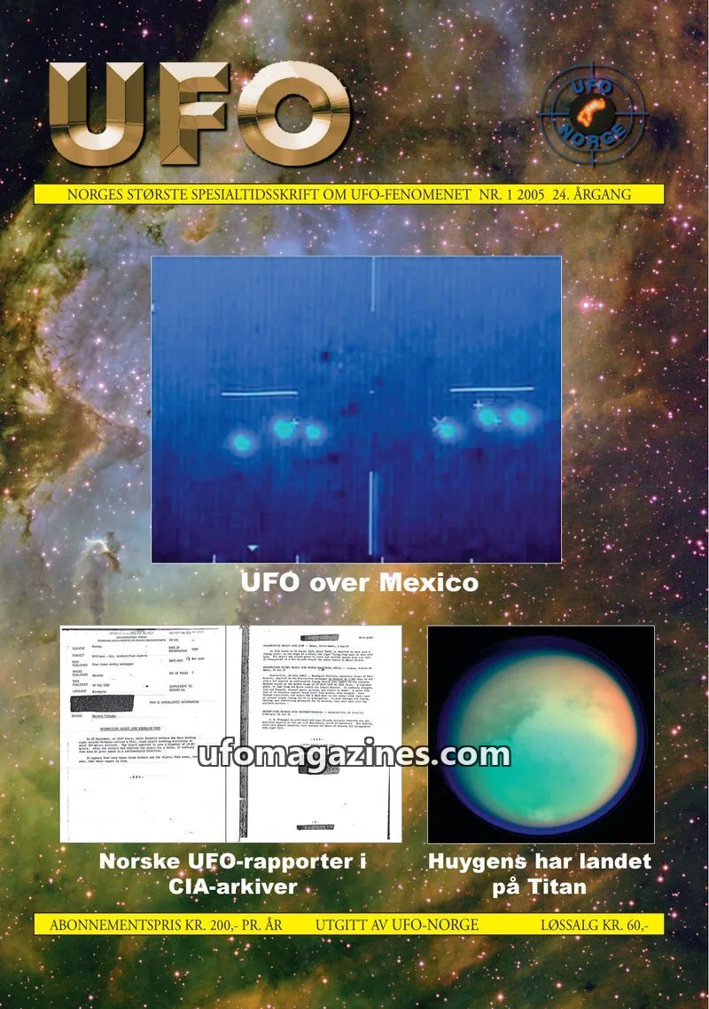 Cover of UFO issue 1 2005: UFO
