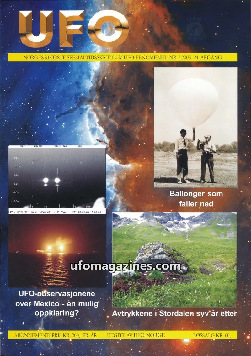 Cover of UFO issue 3 2005: UFO