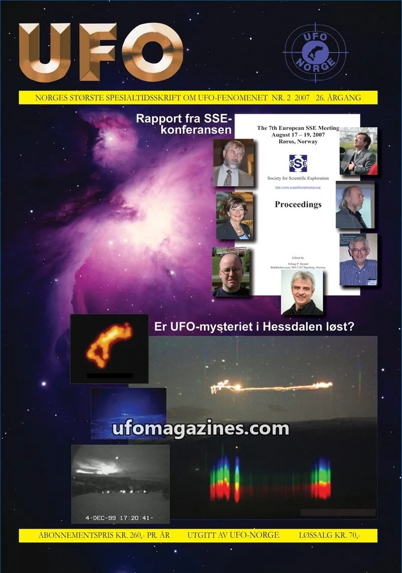 Cover of UFO issue 2 2007: UFO