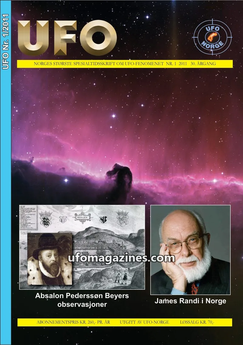 Cover of UFO issue 1/2011: UFO