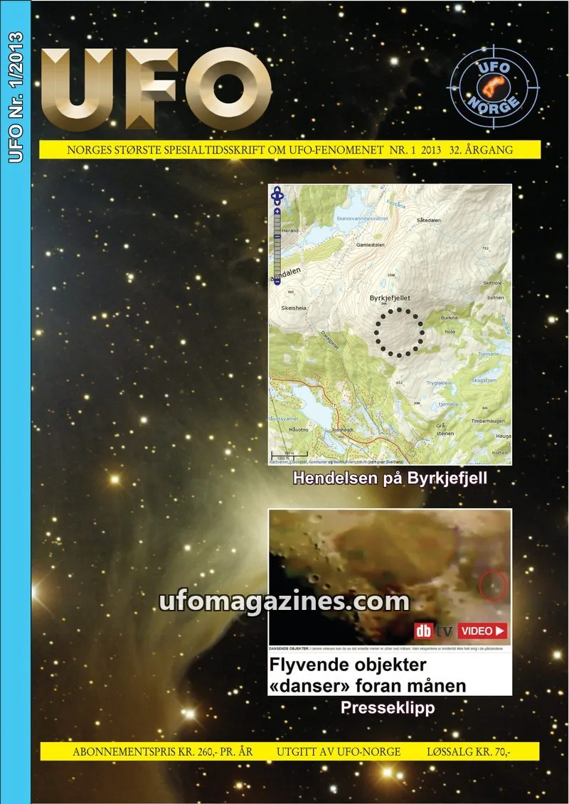 Cover of UFO issue 1/2013: UFO