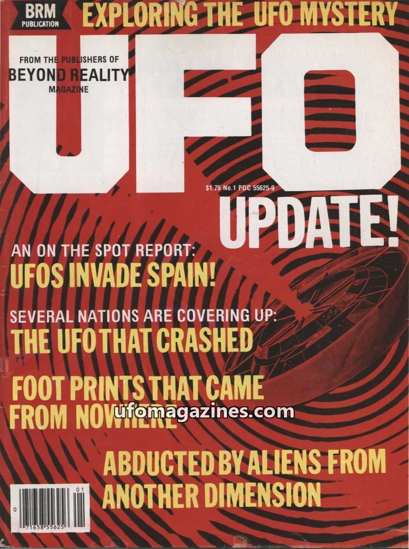 Cover of UFO Update (Beyond Reality) issue 1: UFO UPDATE!