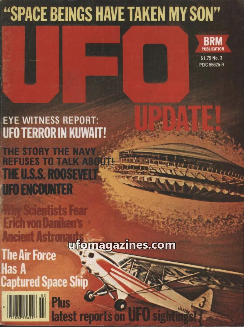 Cover of UFO Update (Beyond Reality) issue 3: UFO UPDATE!