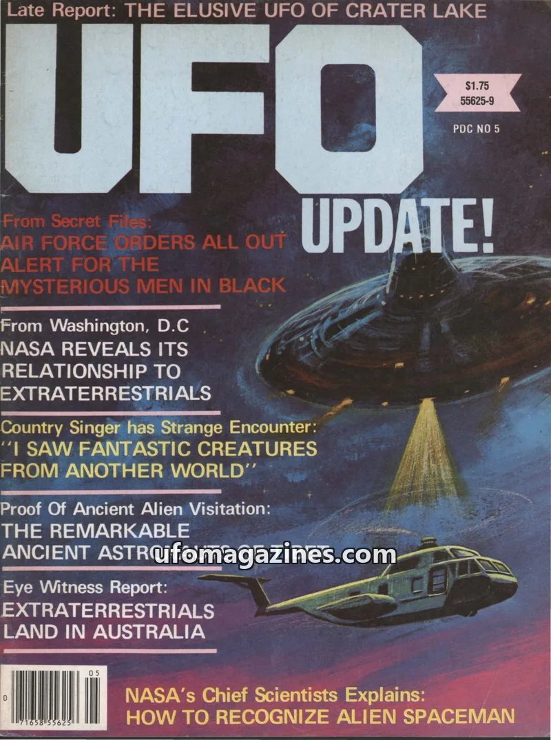 Cover of UFO Update (Beyond Reality) issue No. 5: UFO UPDATE!