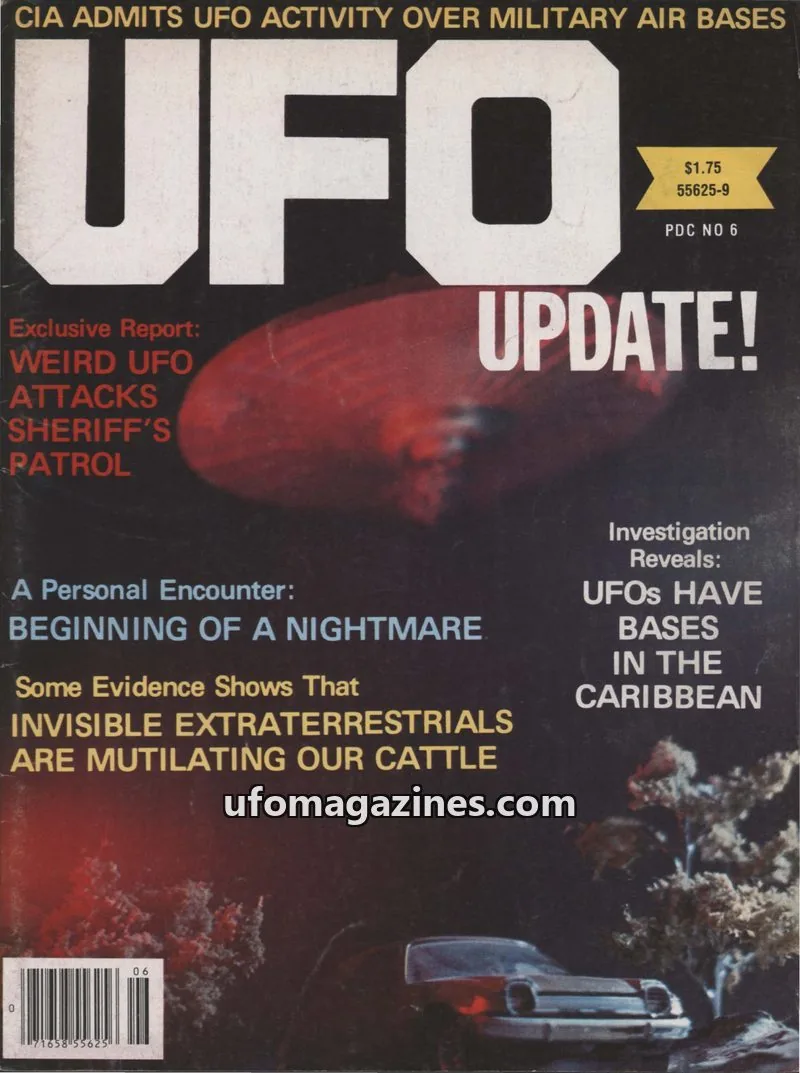 Cover of UFO Update (Beyond Reality) issue 6: UFO UPDATE!
