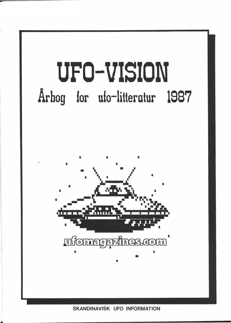 Cover of UFO Vision (SUFOI) issue 1987: UFO-VISION