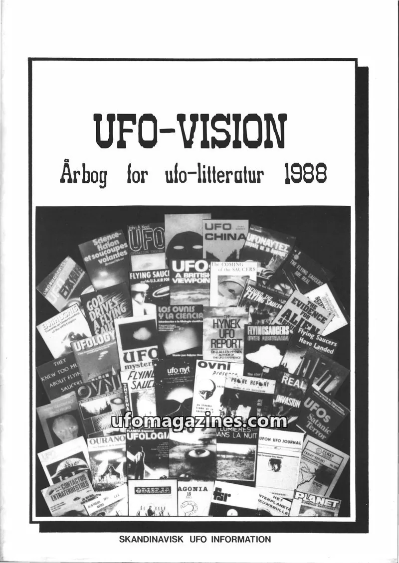 Cover of UFO Vision (SUFOI) issue 1988: UFO-VISION