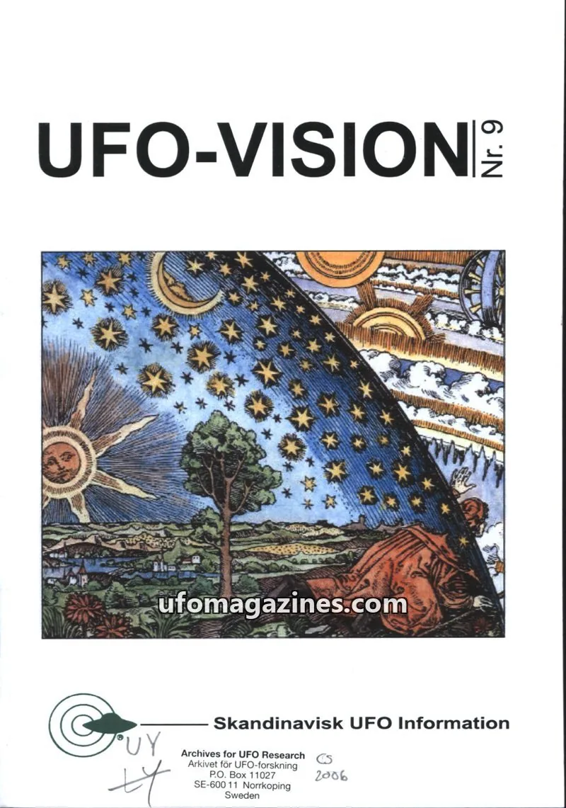 Cover of UFO Vision (SUFOI) issue nr. 9: UFO-VISION