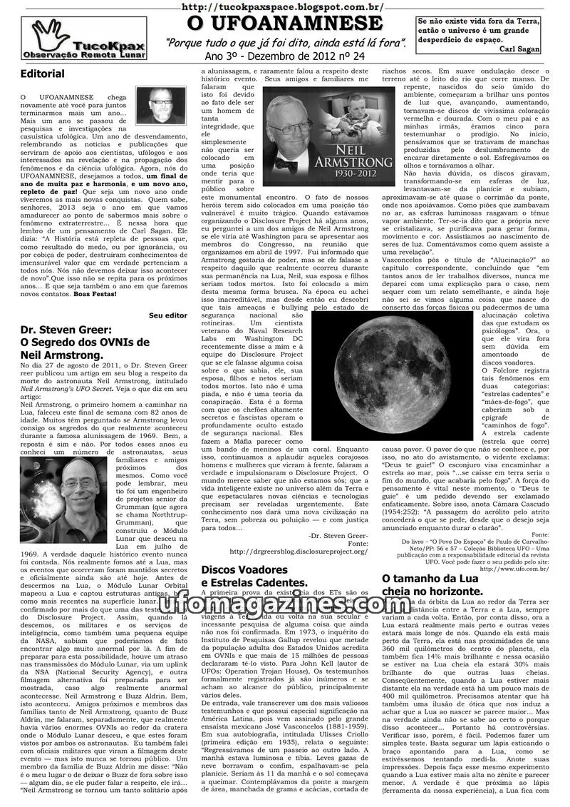 Cover of Ufoanamnese issue 24: O UFOANAMNESE