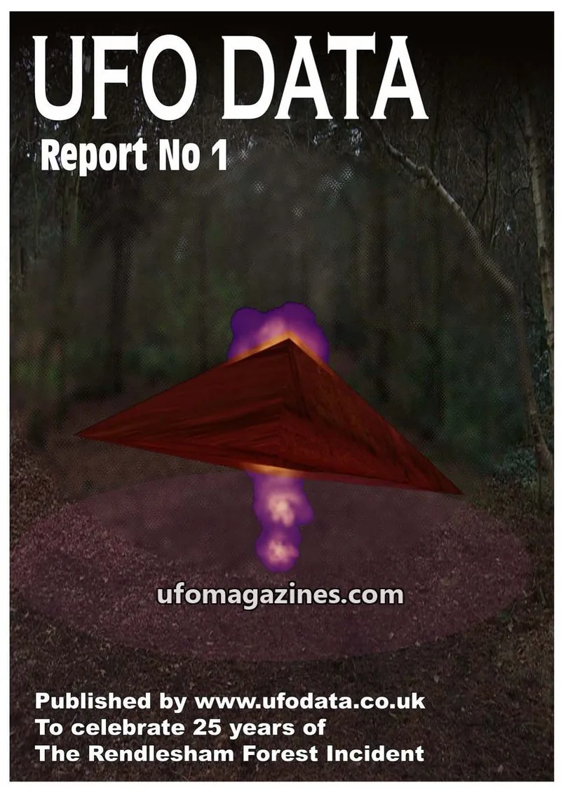 Cover of UFOdata Magazine issue Report No 1: UFO DATA