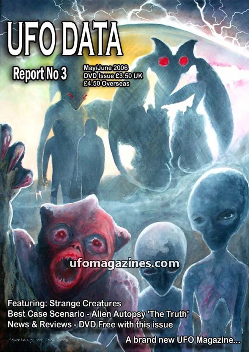 Cover of UFOdata Magazine issue Report No 3: UFO DATA
