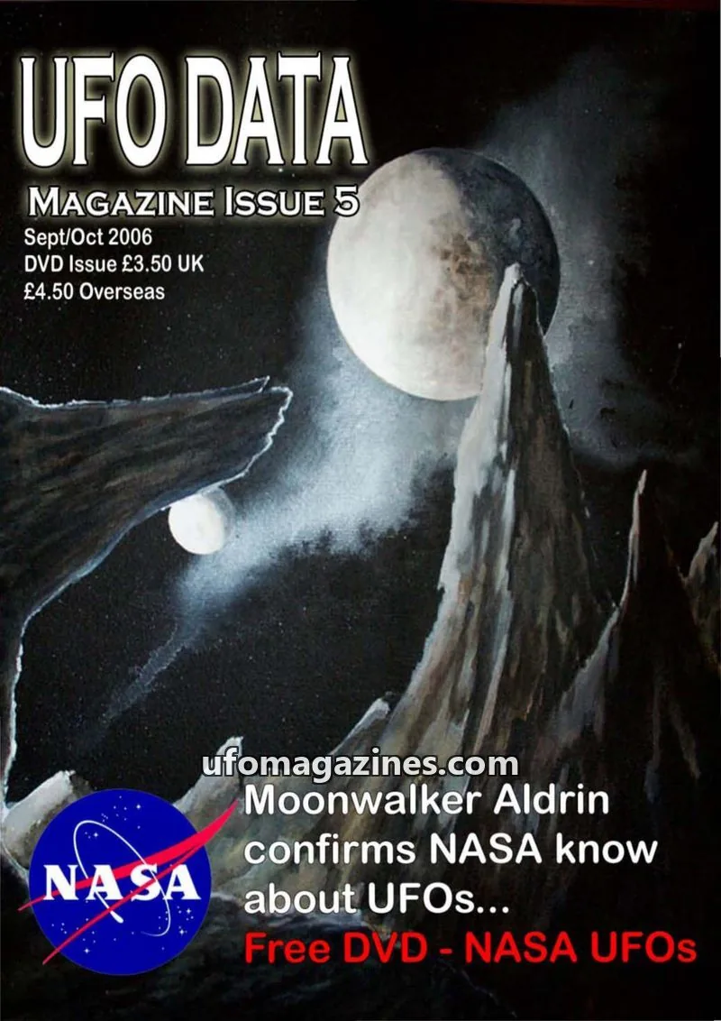 Cover of UFOdata Magazine issue 5: UFO DATA