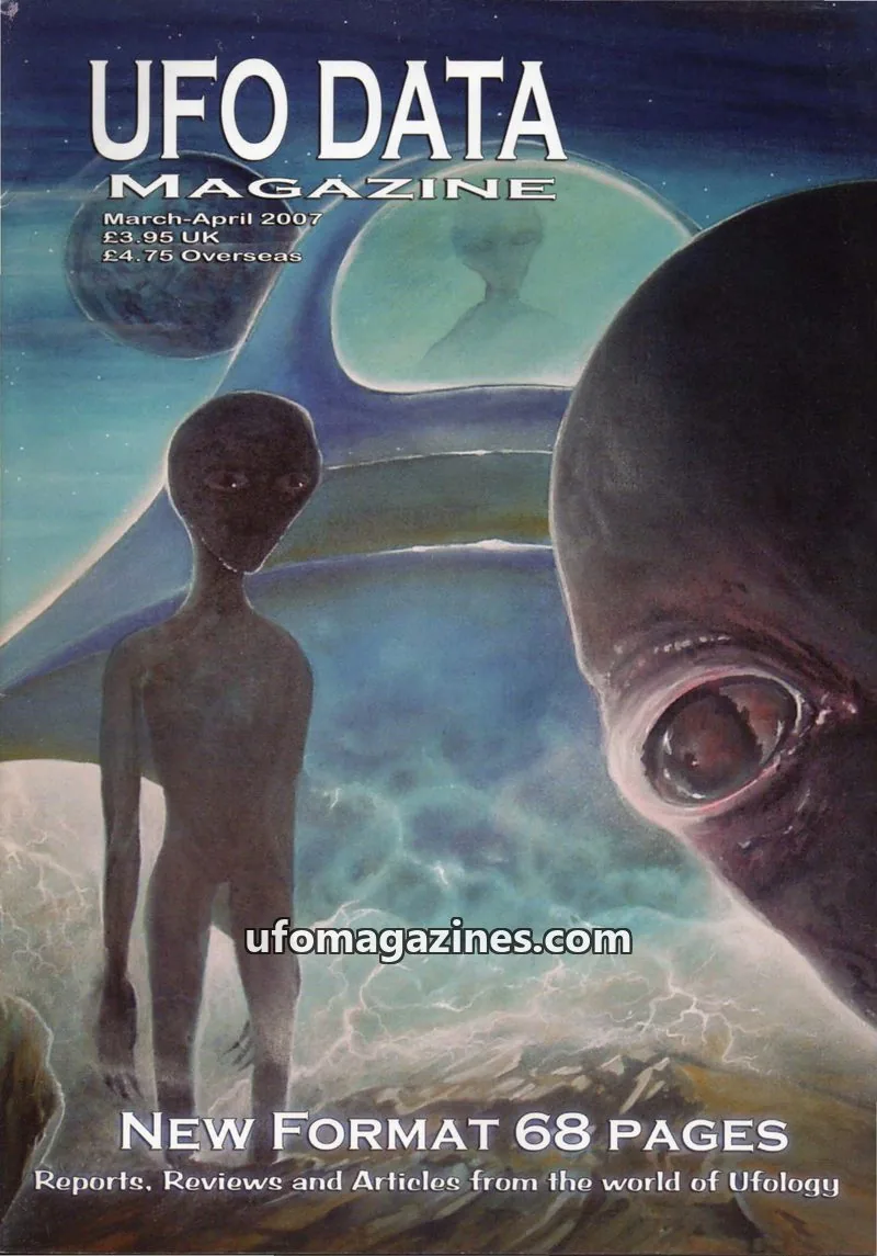 Cover of UFOdata Magazine issue 2: UFO DATA MAGAZINE