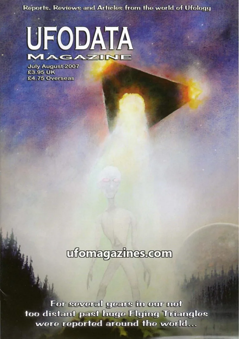 Cover of UFODATA issue July August 2007: UFODATA MAGAZINE