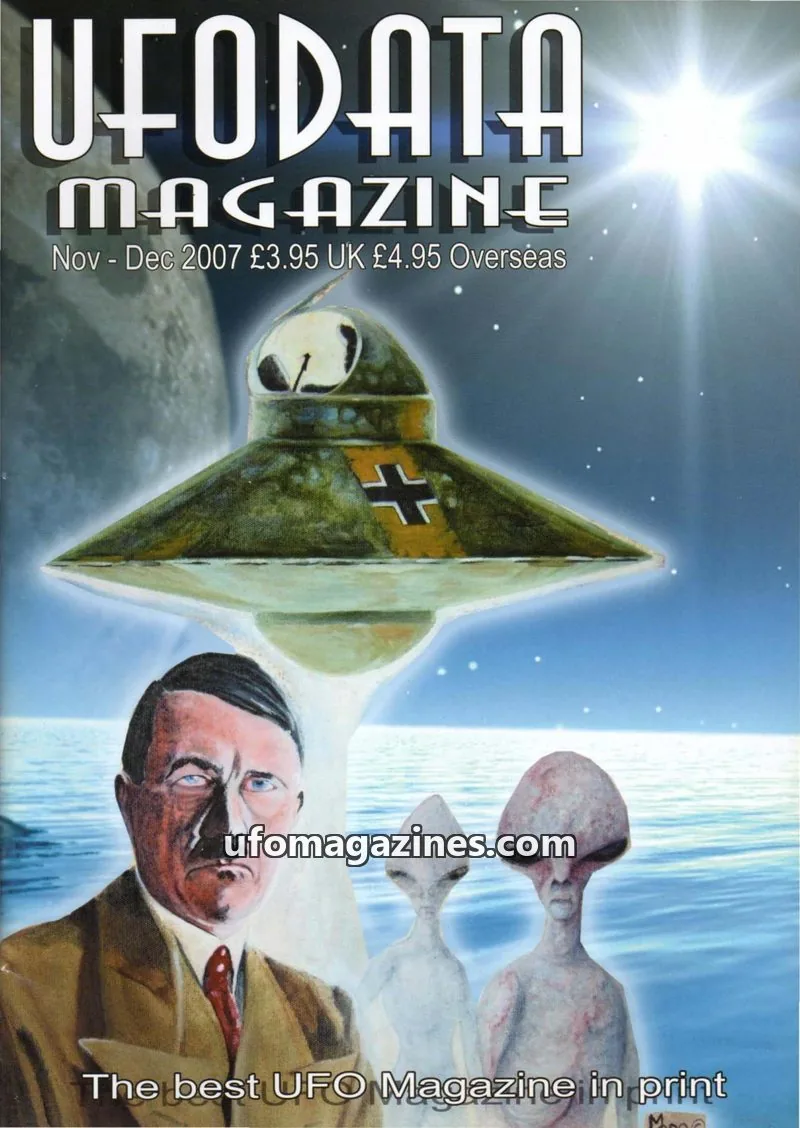 Cover of UFOdata Magazine issue Nov - Dec 2007: UFODATA MAGAZINE
