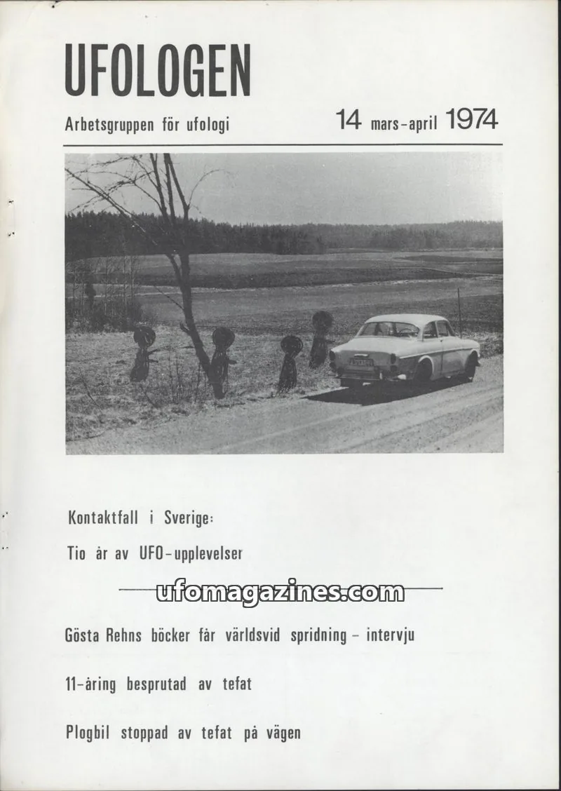 Cover of Ufologen (AFU) issue 14: UFOLOGEN