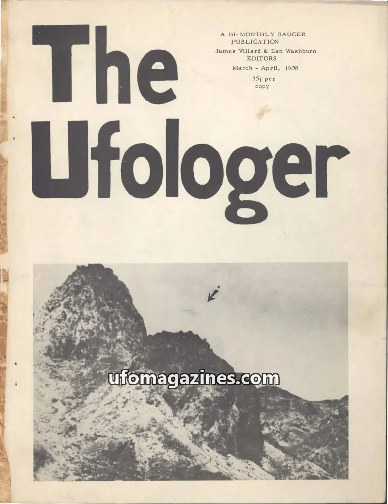 Cover of The Ufologer (Villard) issue Vol. 2, No. 3: The Ufologer