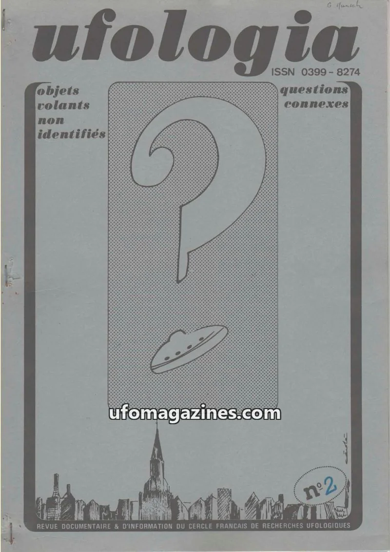 Cover of Ufologia issue N°2: ufologia