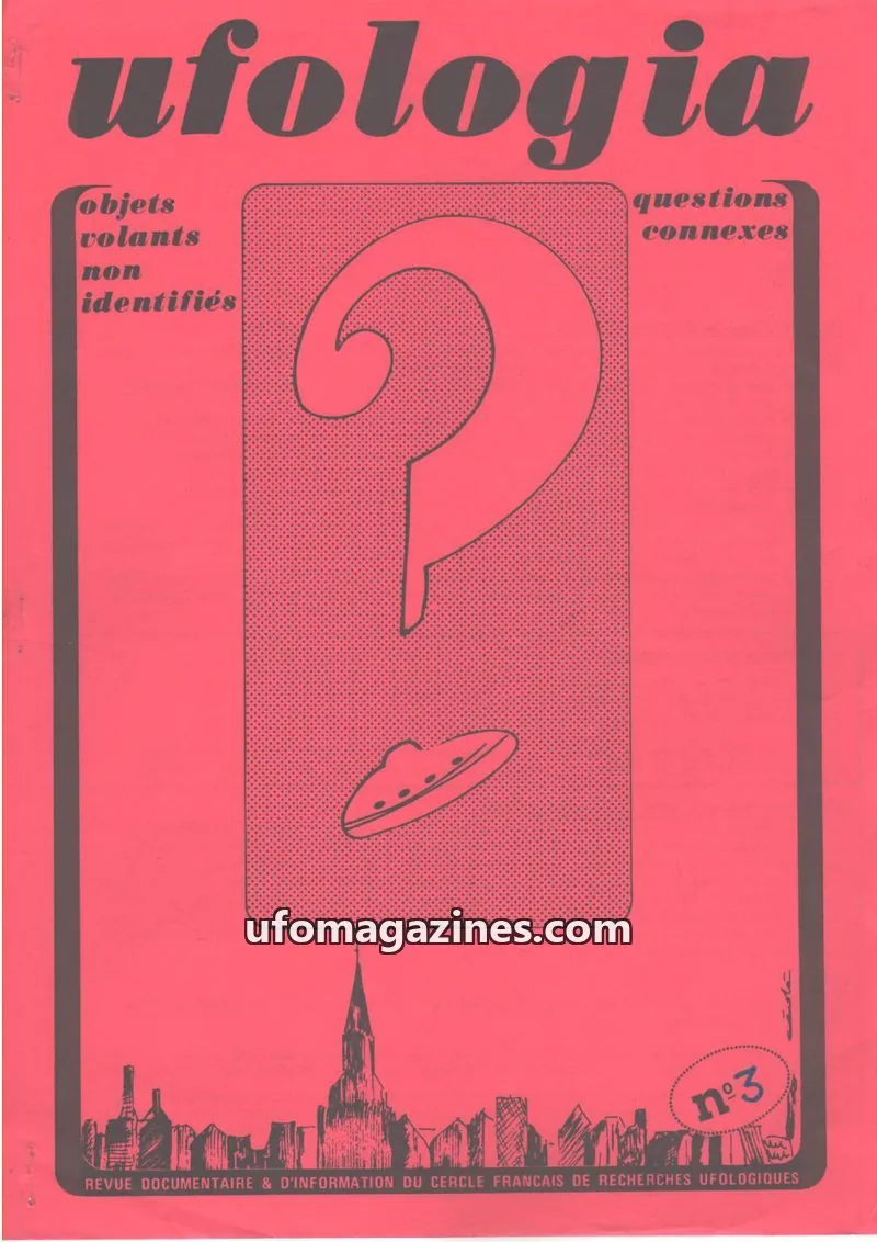 Cover of Ufologia issue N°3: ufologia
