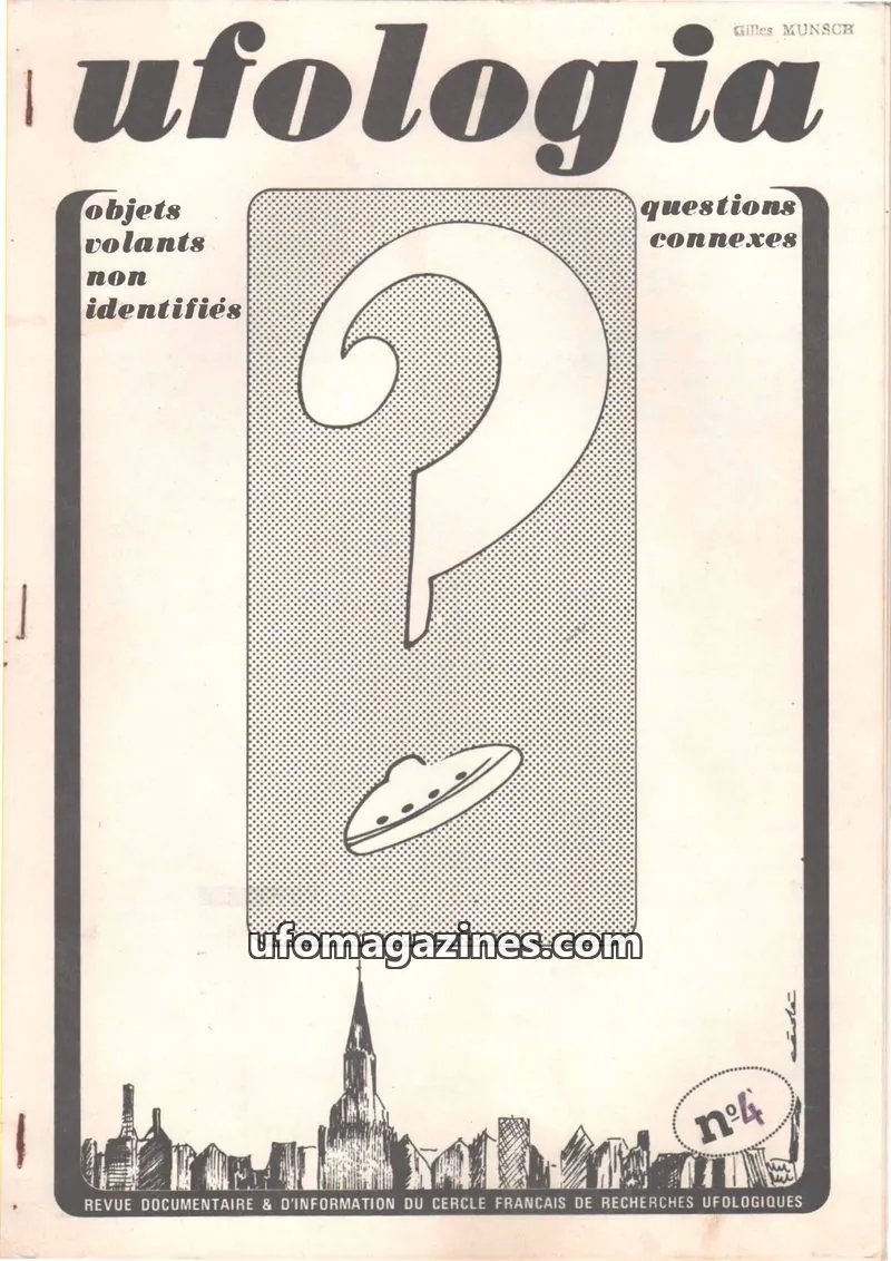 Cover of Ufologia issue N°4: ufologia