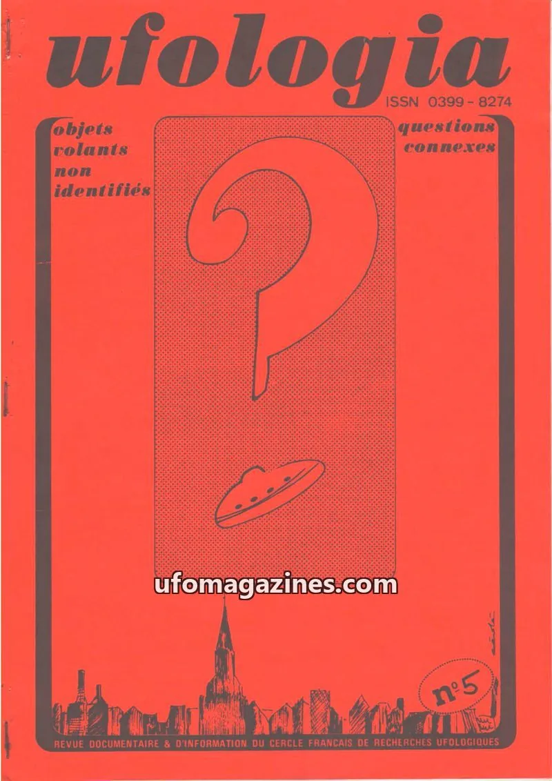 Cover of Ufologia issue N°5: ufologia