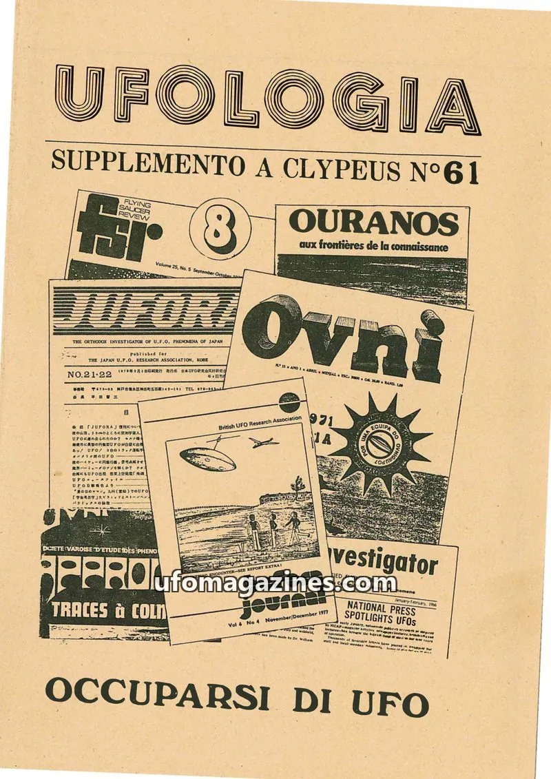 Cover of Ufologia issue Nº61: UFOLOGIA SUPPLEMENTO A CLYPEUS