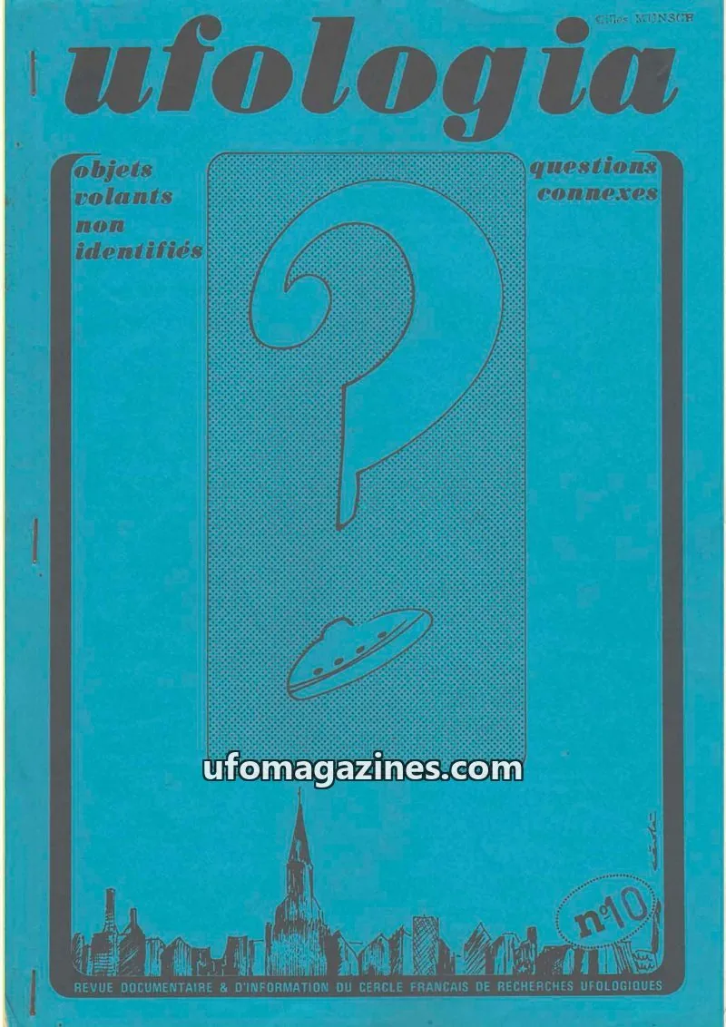 Cover of Ufologia issue 10: ufologia