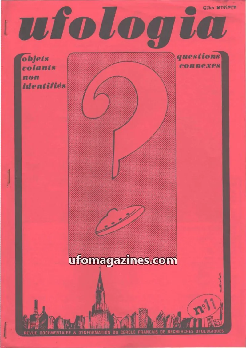 Cover of Ufologia issue 11: ufologia