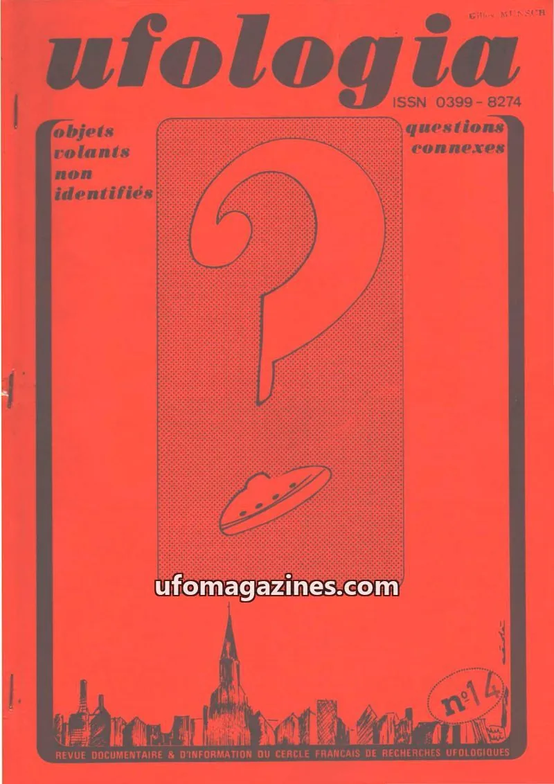 Cover of Ufologia issue 14: ufologia