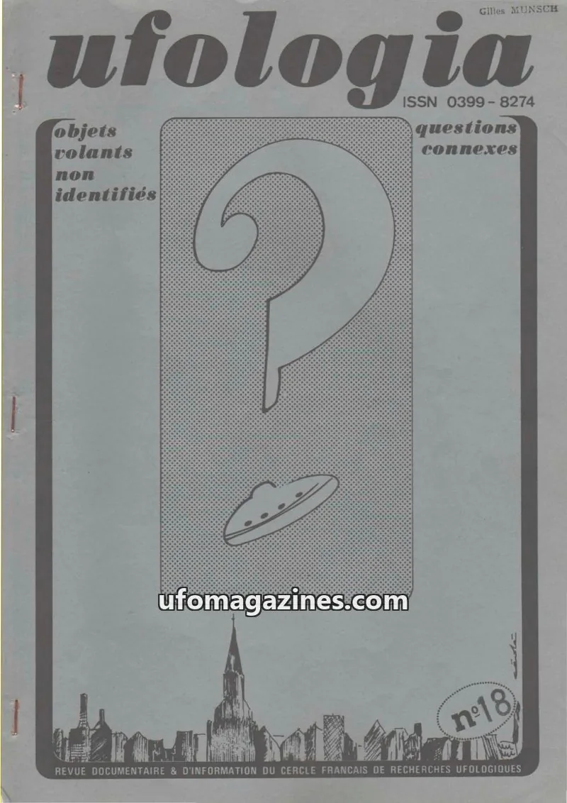 Cover of Ufologia issue 18: ufologia