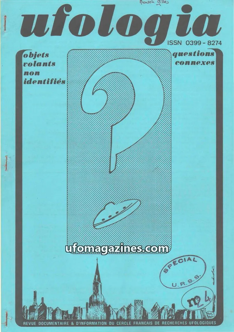 Cover of Ufologia issue N° 24: ufologia