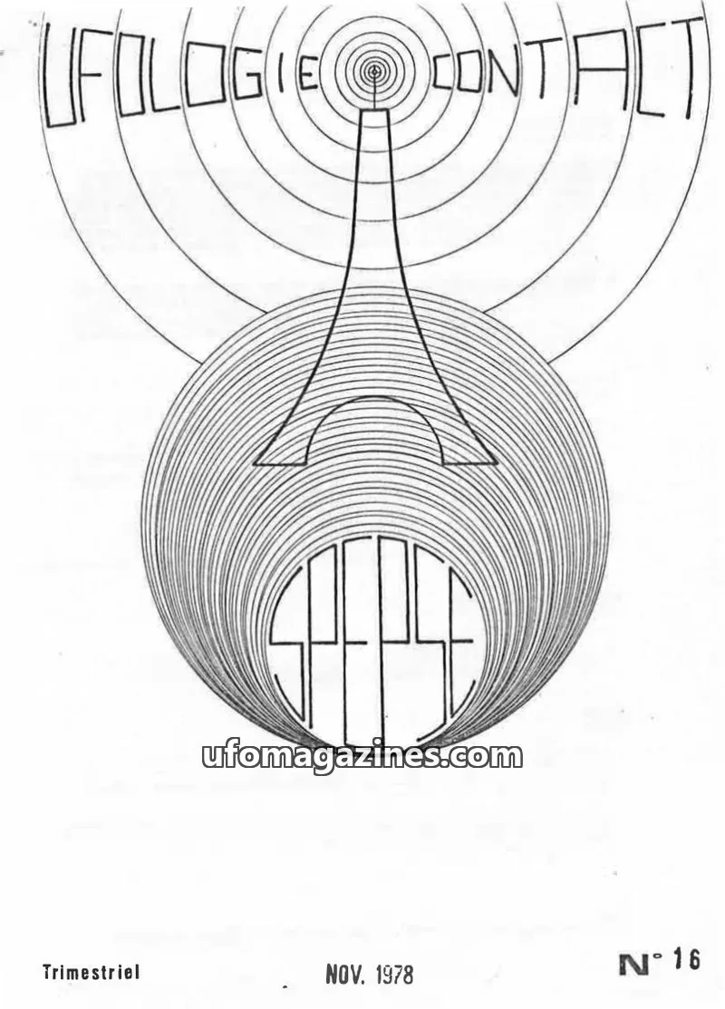 Cover of SPEFSE issue 16: UFOLOGIE CONTACT