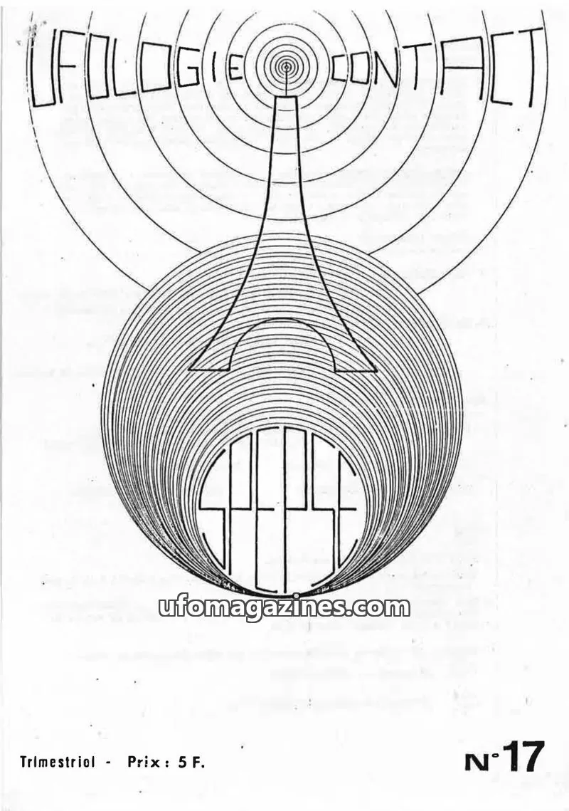 Cover of SPEPSE issue 17: UFOLOGIE CONTACT