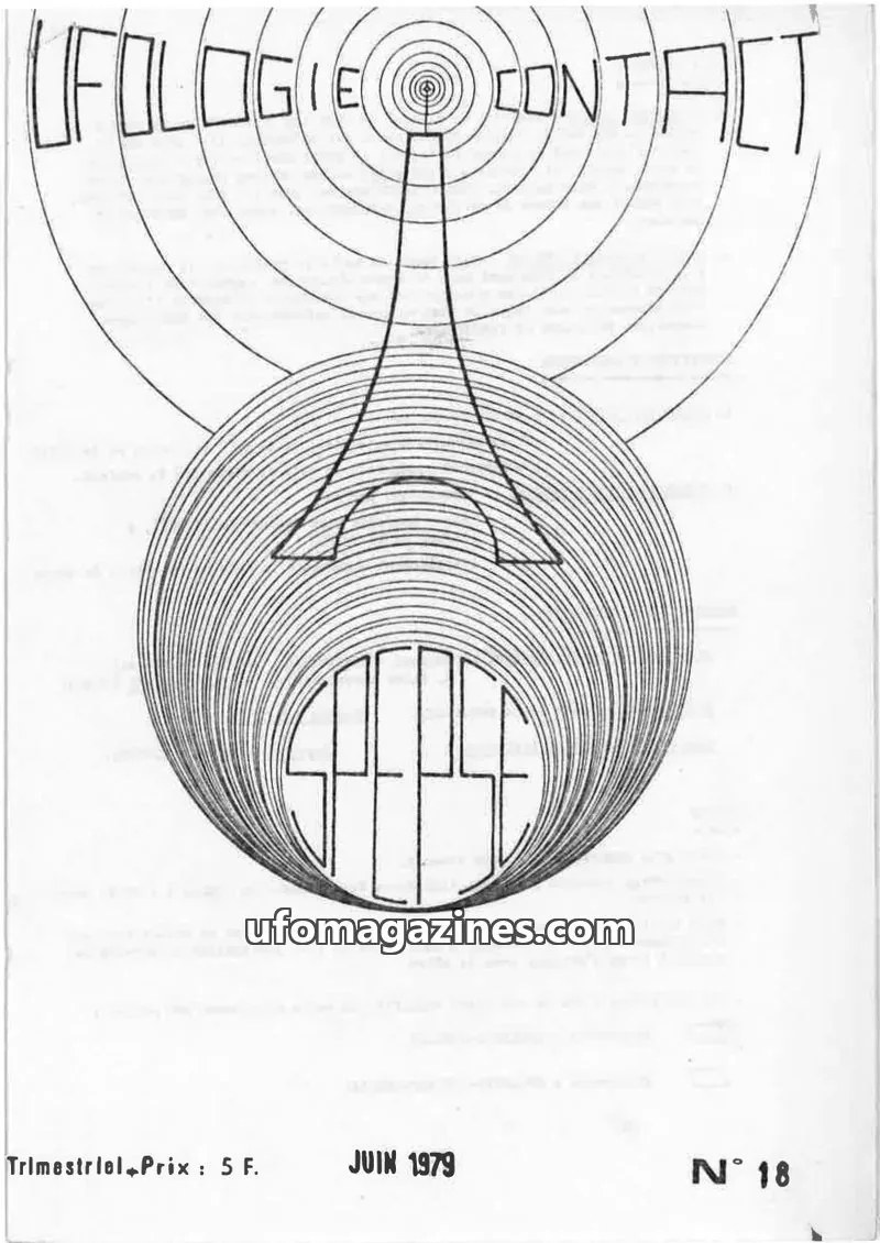 Cover of SPEPSE issue 18: UFOLOGIE CONTACT