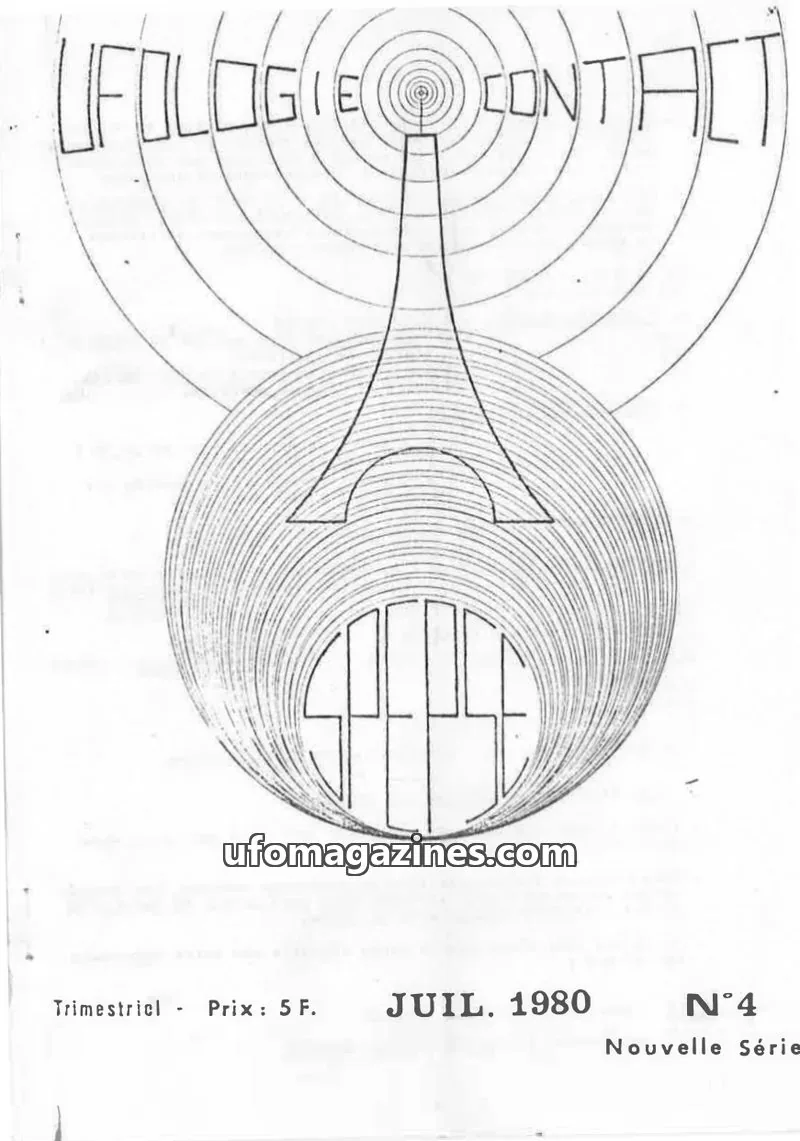 Cover of SPEPSE issue N°4: UFOLOGIE CONTACT