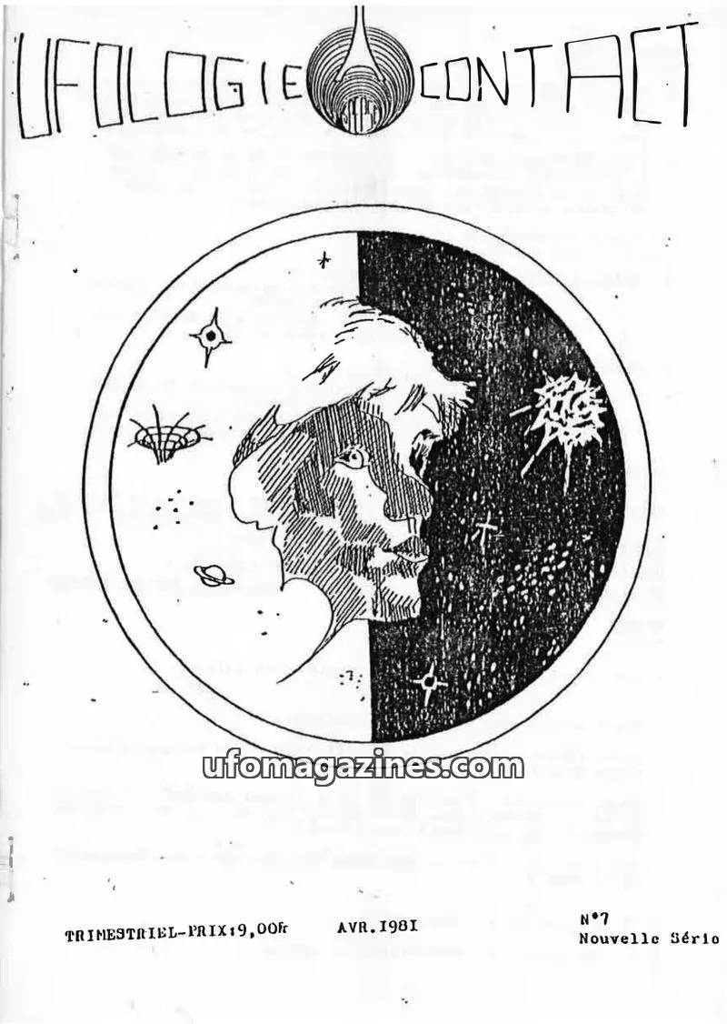 Cover of SPEPSE issue 7: UFOLOGIE CONTACT