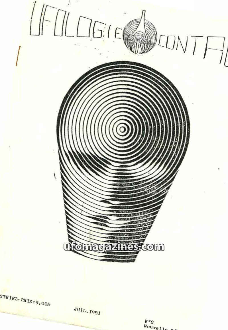 Cover of SPEISE issue N°8: UFOLOGIE CONTACT