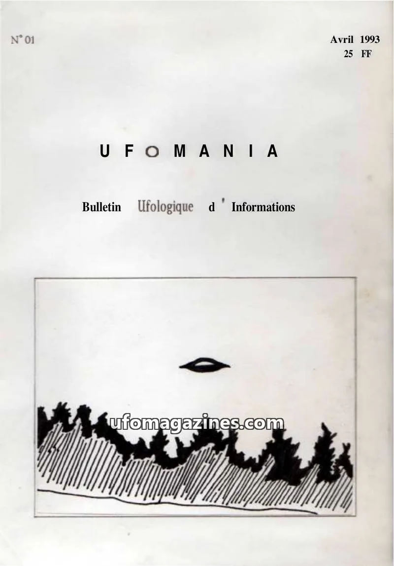 Cover of UFOmania issue 01: UFOMANIA
