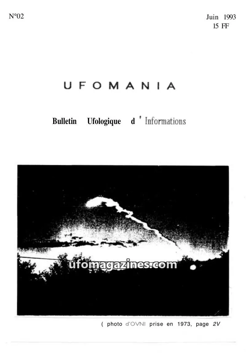 Cover of UFOmania issue 02: UFOMANIA